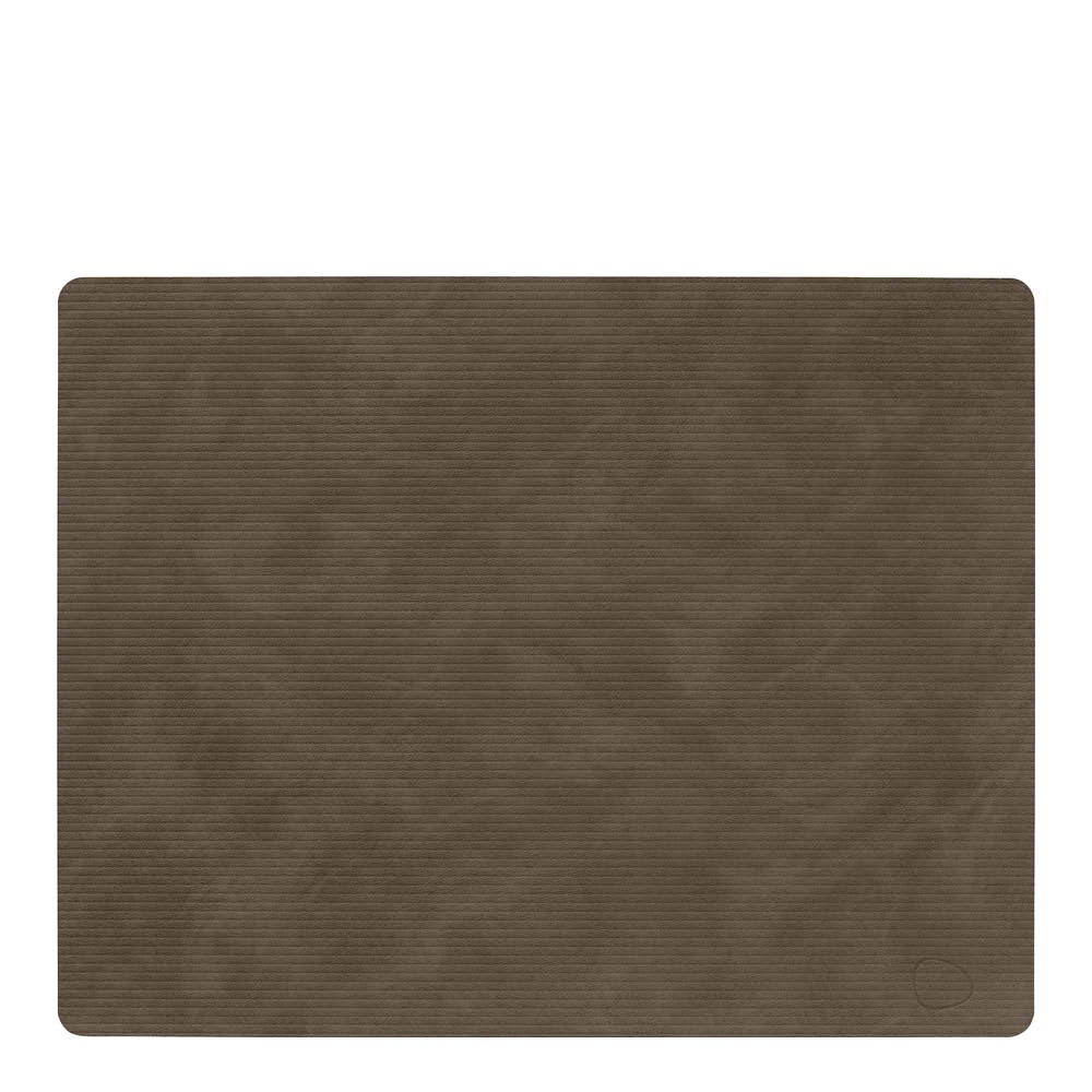 LIND DNA  Square Corduroy Pöytätabletti 35x45 cm Caviar