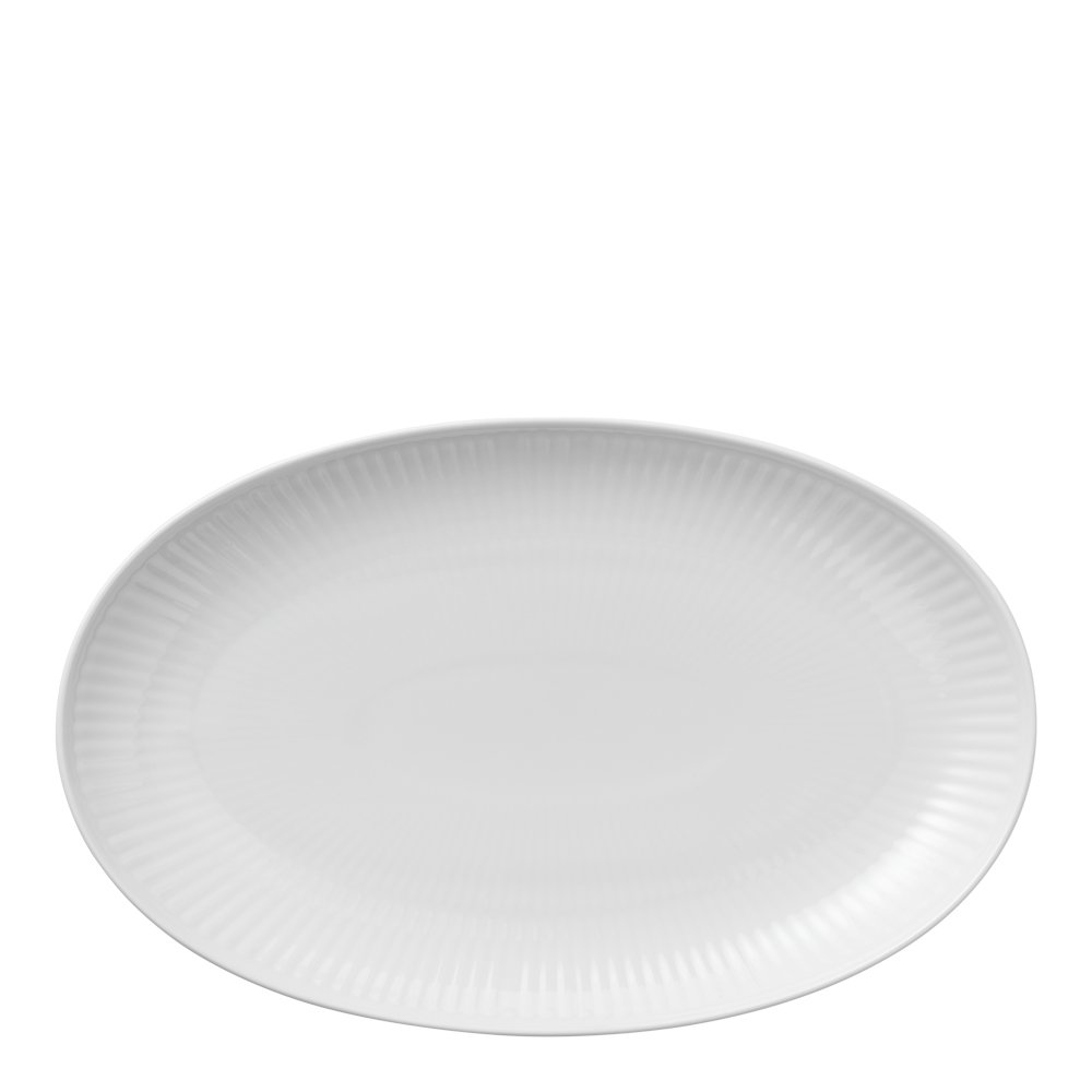 Royal Copenhagen  White Fluted Vati ovaali 23,5 cm