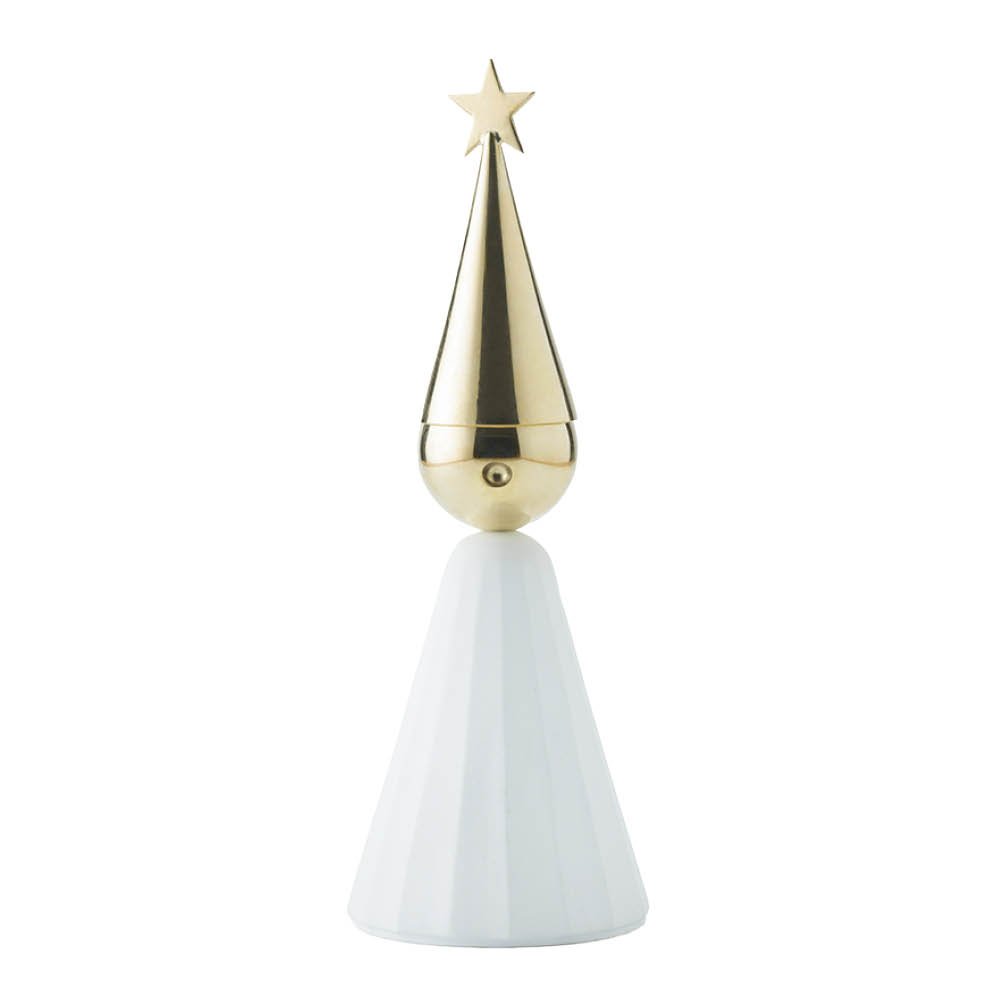 Klong  Soprano Kynttilänjalka 20 cm Valkoinen/Messinki
