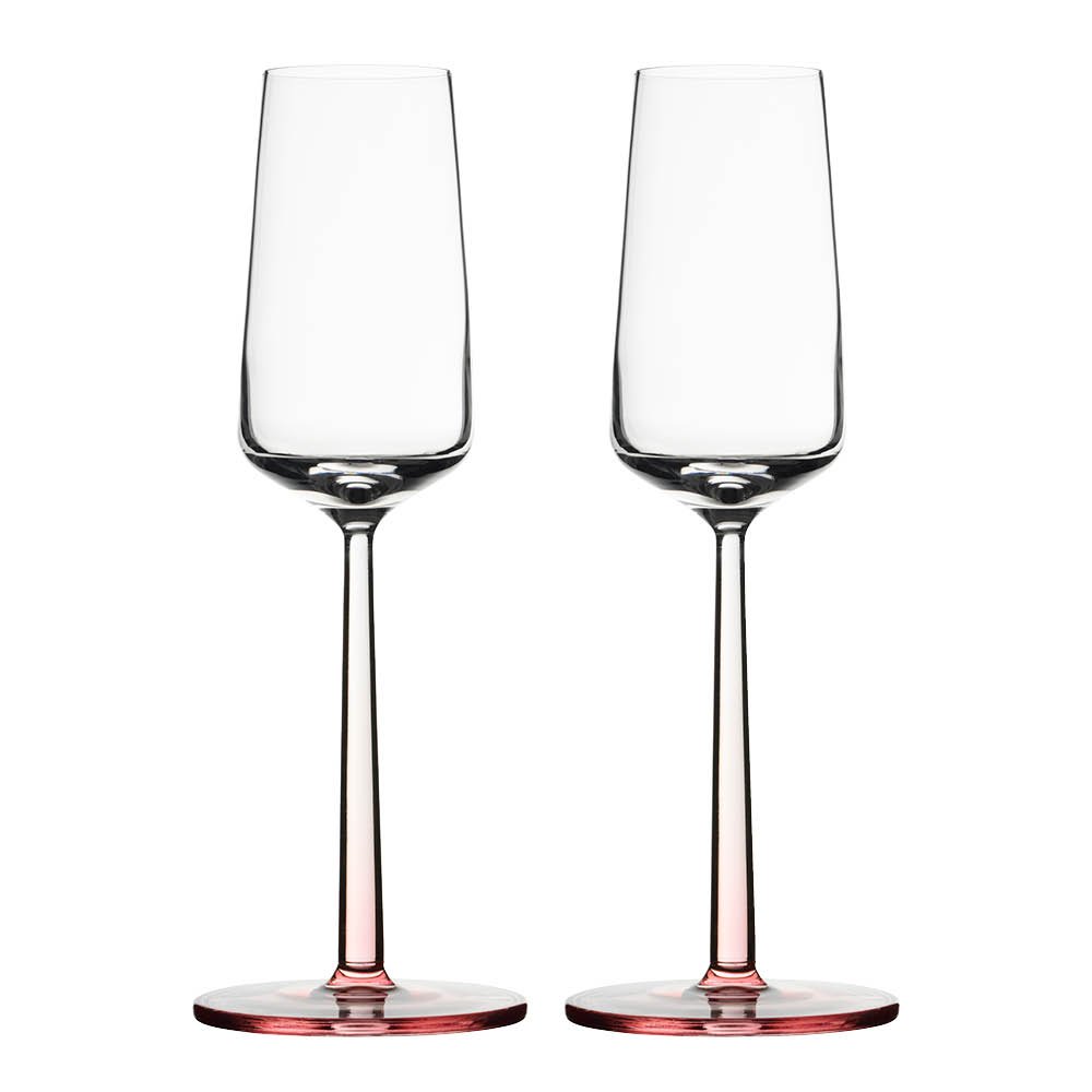 iittala  Essence Kuohuviinilasi 21 cl 2 kpl Ruusu
