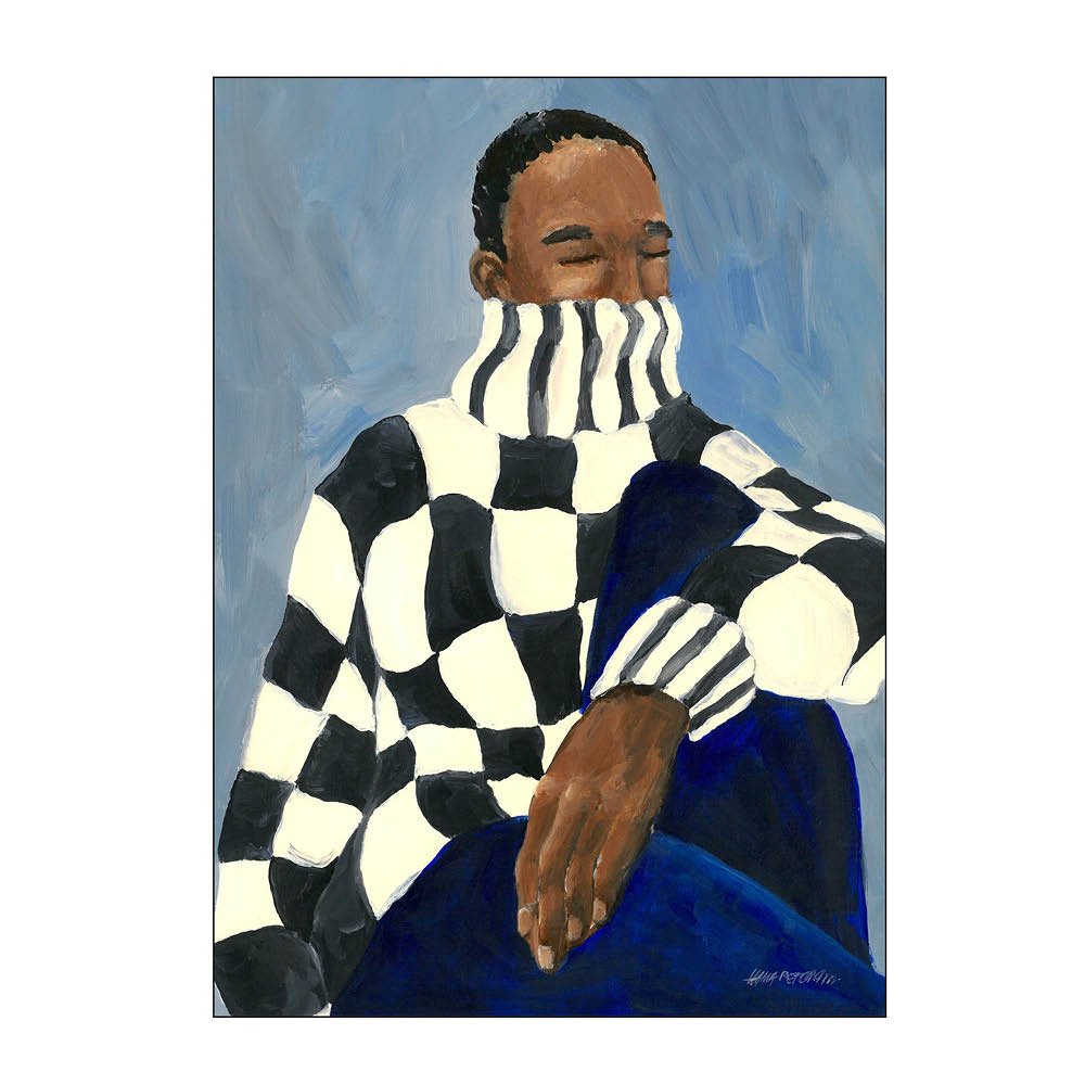 Poster & Frame  The Poster Club x Hanna Peterson Juliste 50x70 cm Check