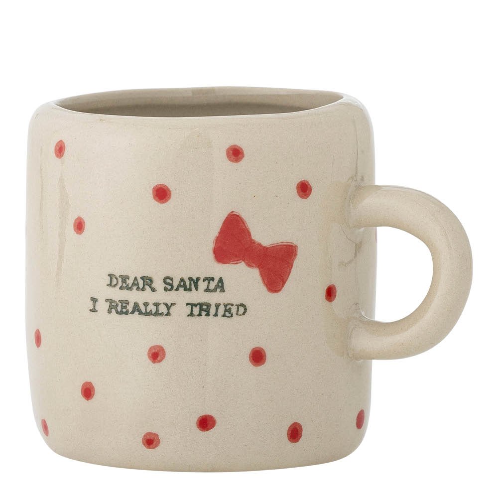 Bloomingville  Christy muki 25 cl Dear Santa I Really Tried