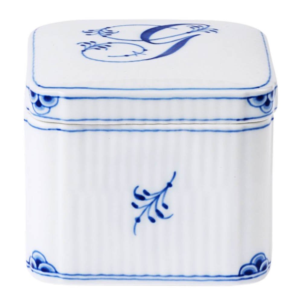 Royal Copenhagen  Alphabet Collection Bonbonnier Purkki 13 cl G