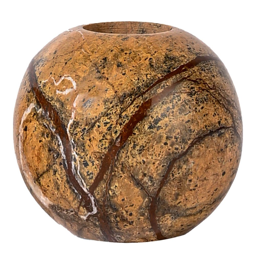 Sagaform  Sten Kynttilänjalka 6 cm Ruskea