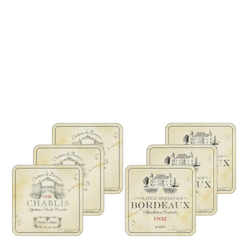 Pimpernel  Vin de France Lasinalunen 6 kpl