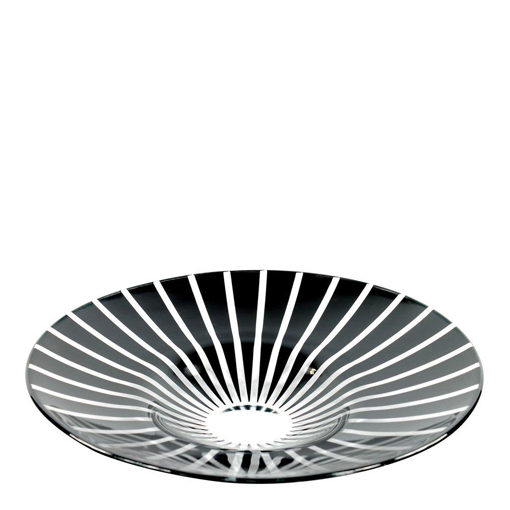 Nybro Crystal Twist Vati 35 cm Musta