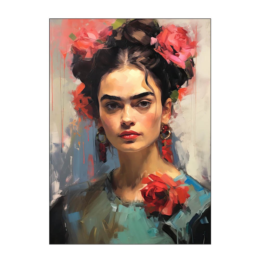 Poster & Frame  Atelier Imaginare Juliste 30x40 cm Frida kahlo 2
