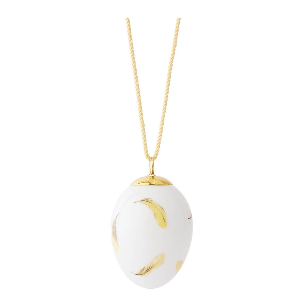 Royal Copenhagen Spring Collection 2025 Pääsiäismuna Pienet kuhankeittäjän höyhenet 6 cm
