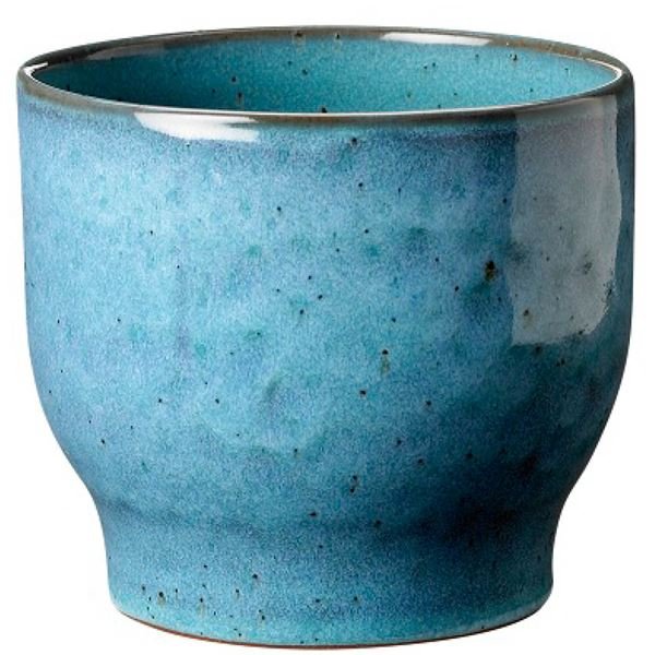Knabstrup Keramik  Knabstrup Viljelyruukku 12,5 cm Dusty Blue