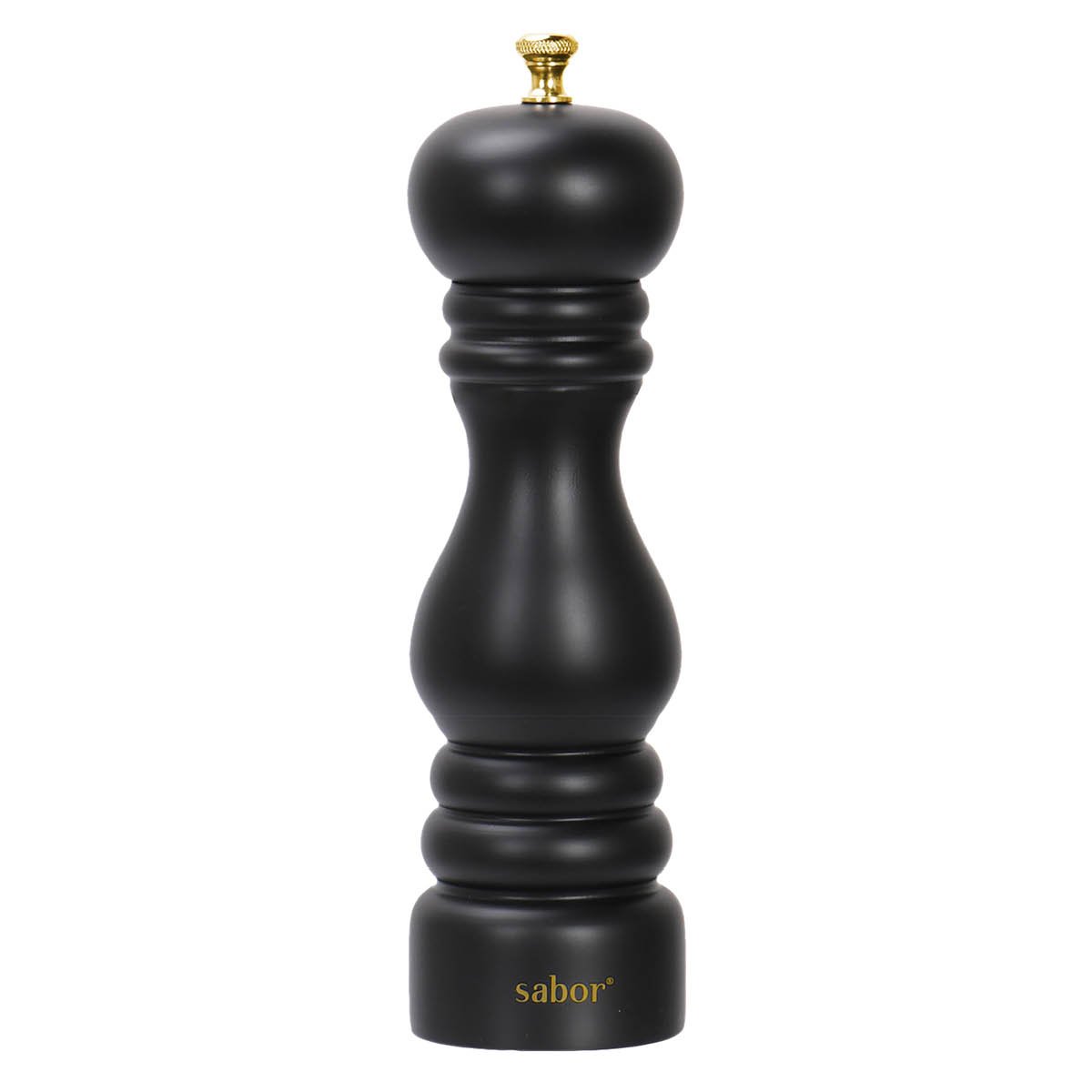 Sabor  Suolamylly 25 cm Musta/Messinki