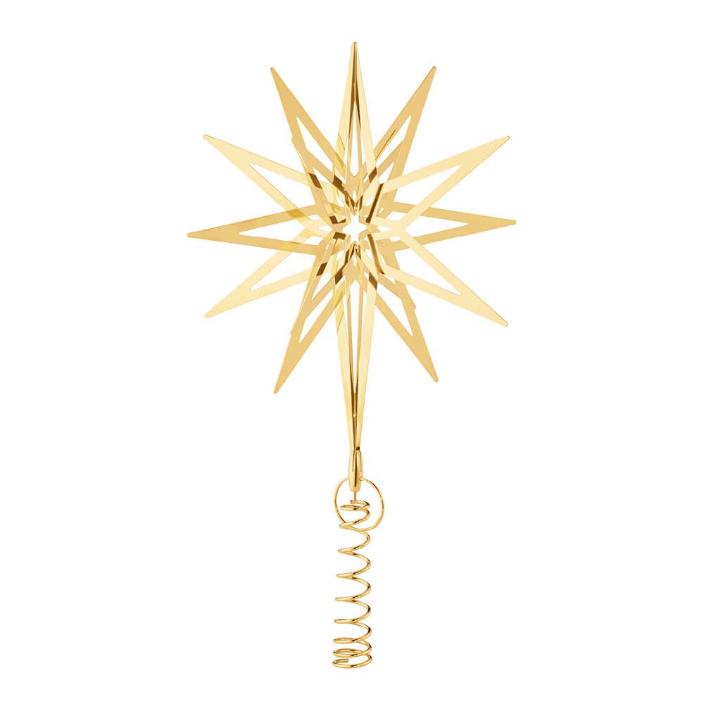 Georg Jensen  Joulu 2025 Lyra latvatähti keskikoko 22,5 cm kulta