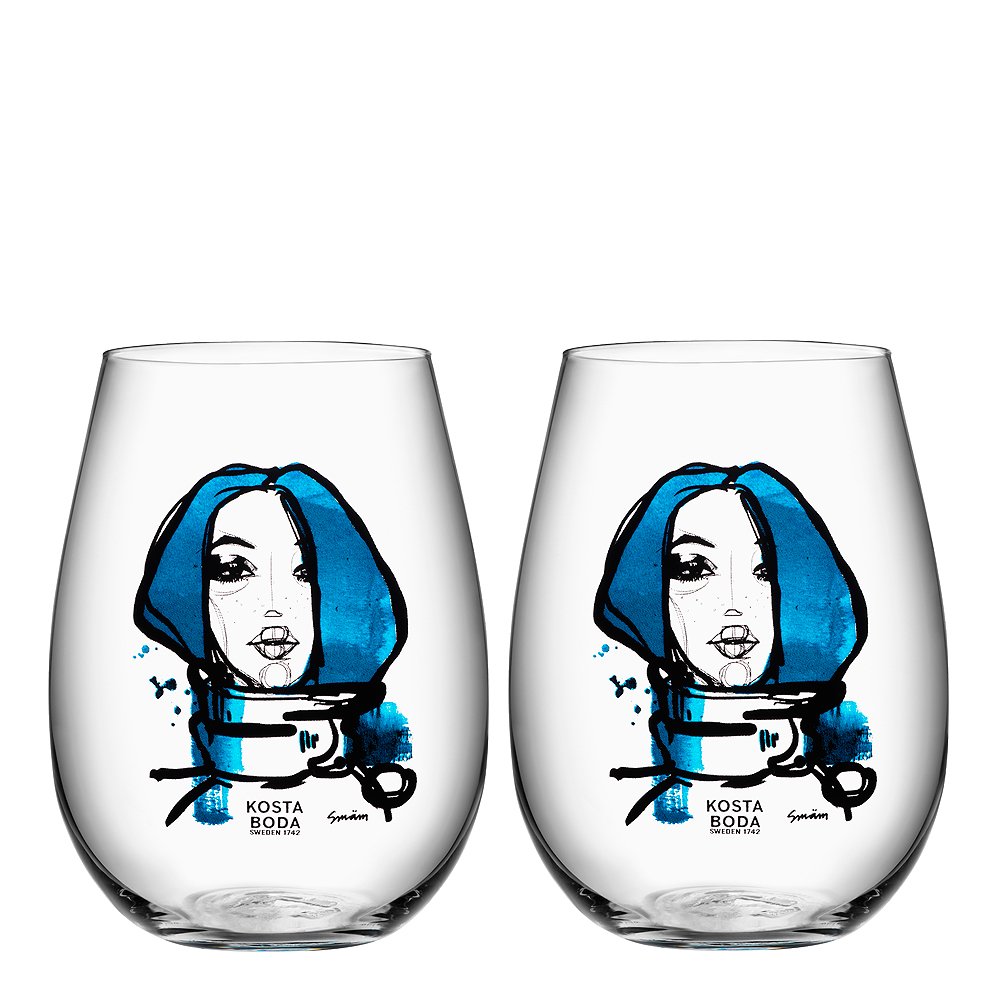Kosta Boda  All About You Tumbler Lasi 57 cl 2 kpl Miss You