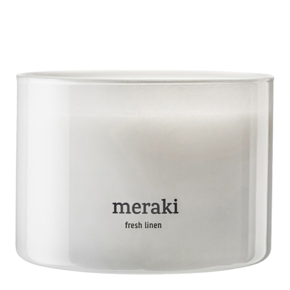 Meraki Tuoksukynttilä Fresh Linen 10x10 cm