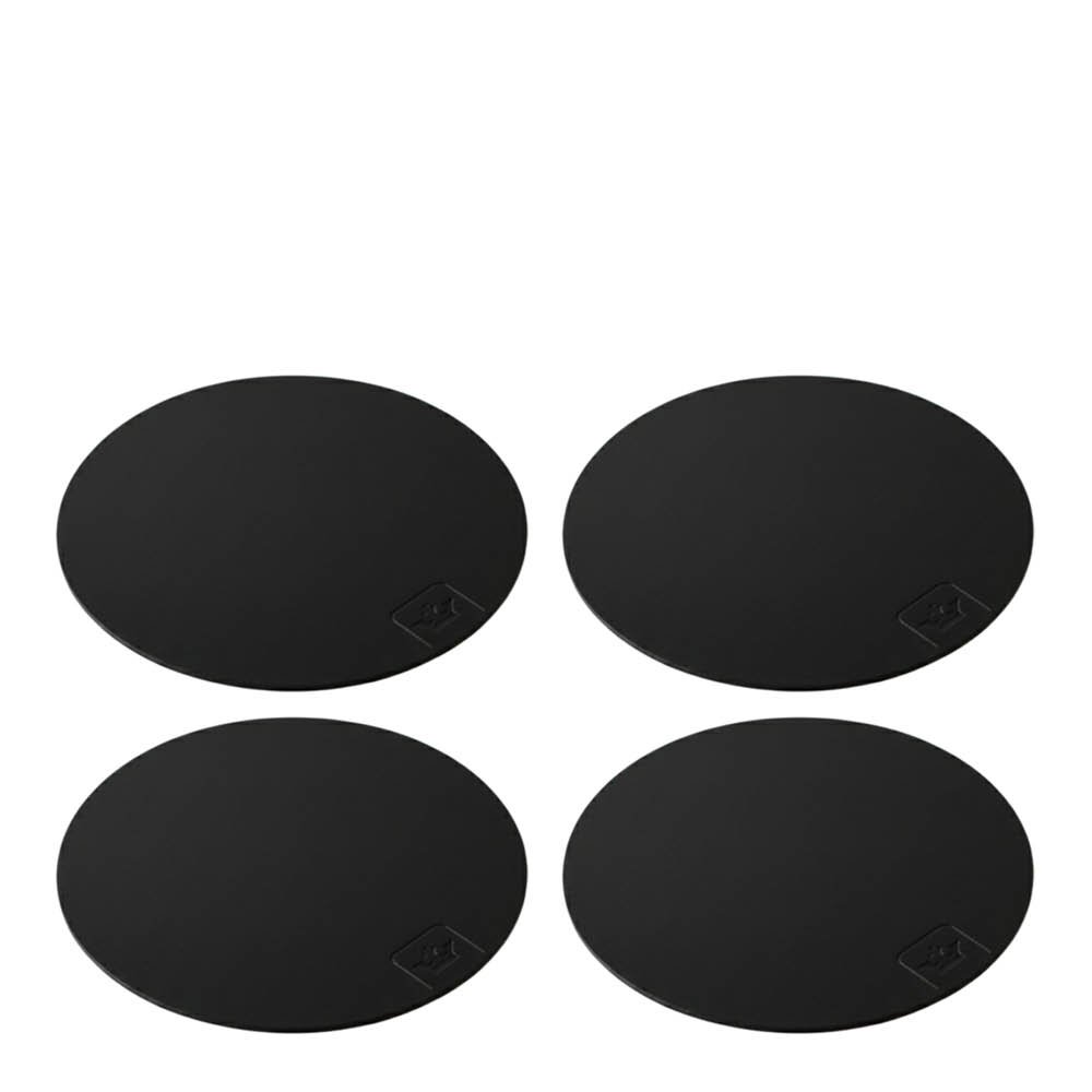 Nordan Home Lasinalunen 12,5 cm 4 kpl Musta