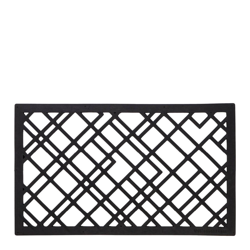 Tica Copenhagen  Lines Kynnysmatto 75x45x1 cm Musta