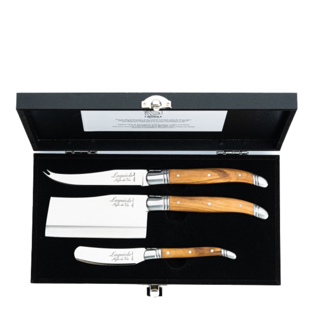 Laguiole Style de Vie  Laguiole Juustoveitsi 3 osaa Olive