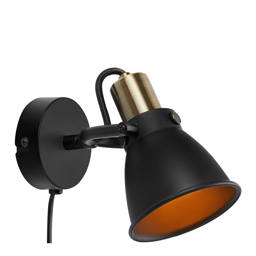 Markslöjd  Alton Seinävalaisin 20 cm Musta/Messinki