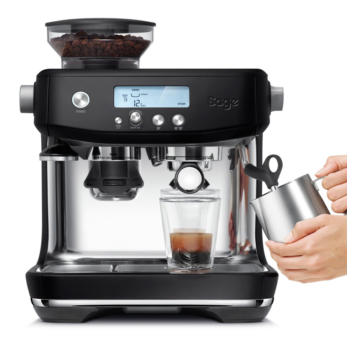 Sage  The Barista Pro Espressokone Black Truffle