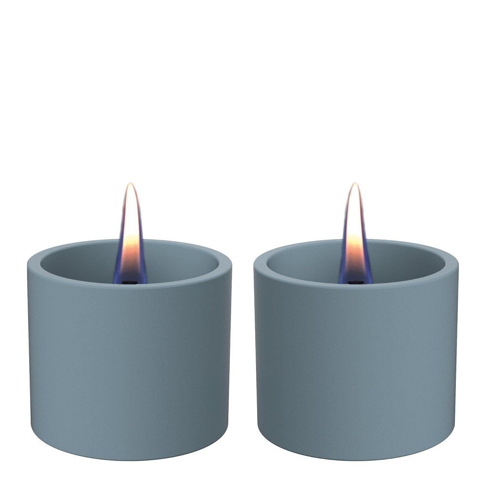 Tenderflame  Breeze Sisustustuli 8 cm 2 kpl Vaaleansininen