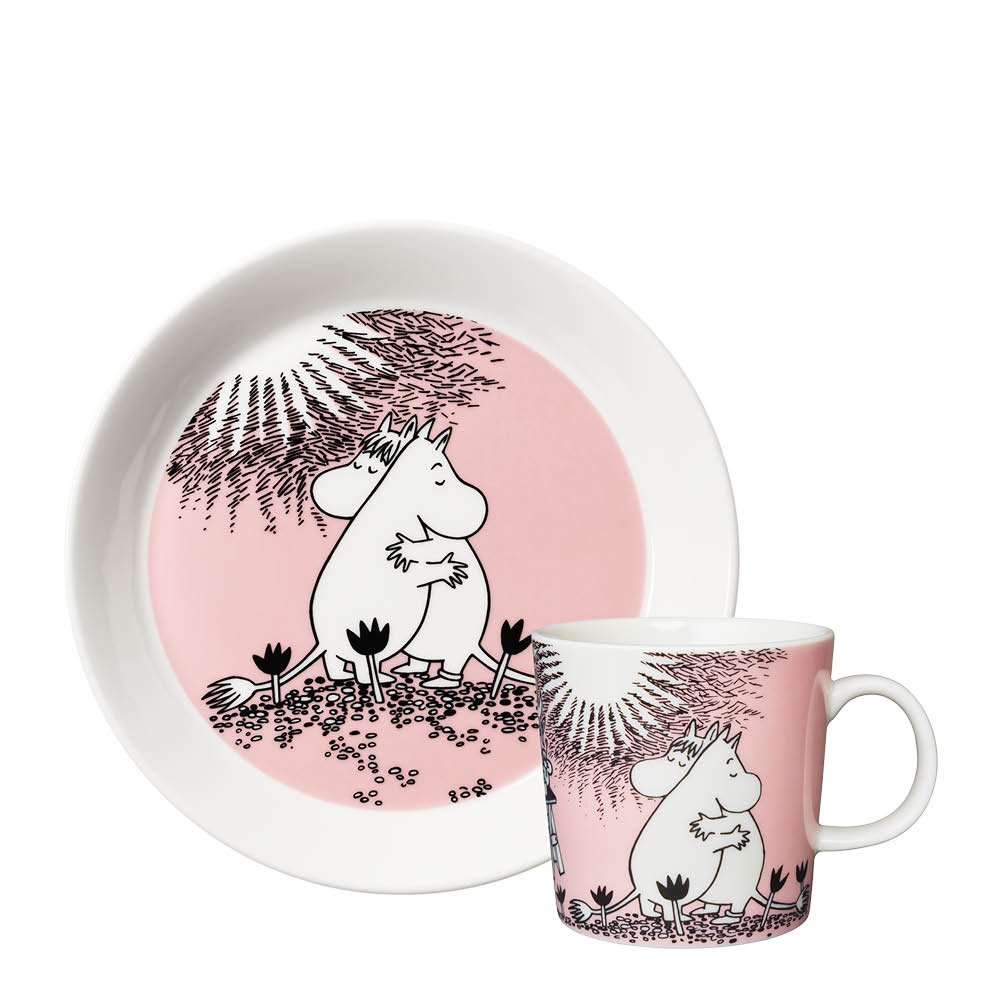Moomin Arabia  Muumi Muki ja Lautanen Rakkaus