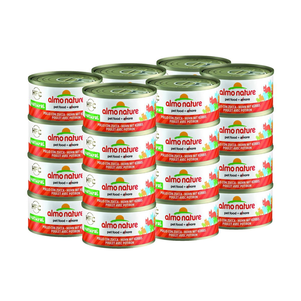 Almo Nature HFC kana ja kurpitsa 24 x 70 g