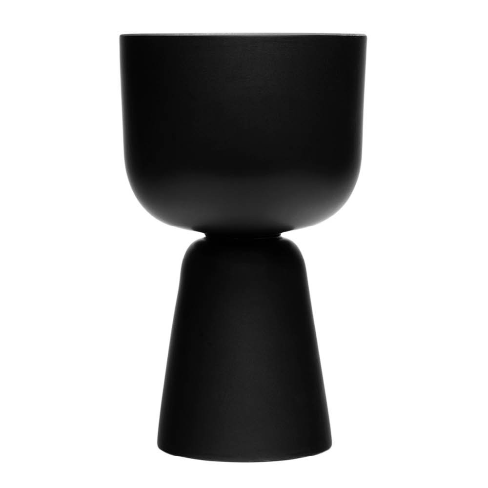 iittala  Nappula Kukkaruukku 23x19 cm Mattamusta