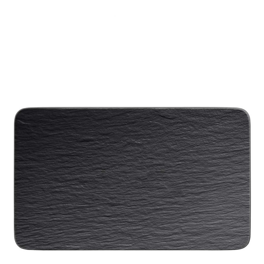 Villeroy & Boch Manufacture Rock Lautanen 28x17 cm Musta