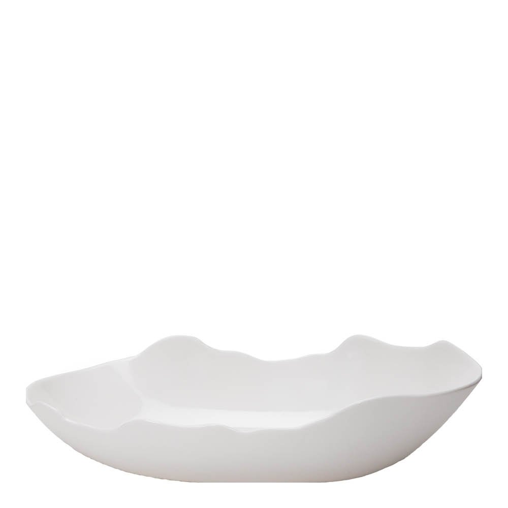 Serax  Perfect Imperfection syvä tarjoiluvati ovaali 23x14,4x5 cm valkoinen
