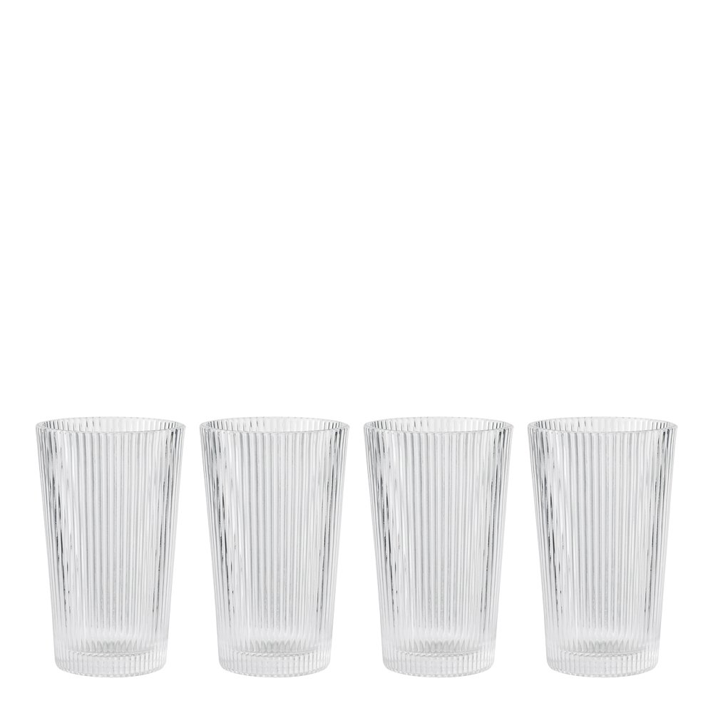 Stelton  Pilastro Longdrink Lasi 30 cl 4 kpl Kirkas