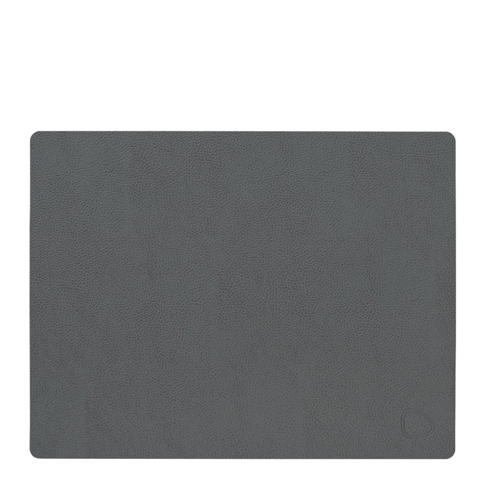 LIND DNA  Rectangle Leather Serene Pöytätabletti 26x34,5 cm Anthracite