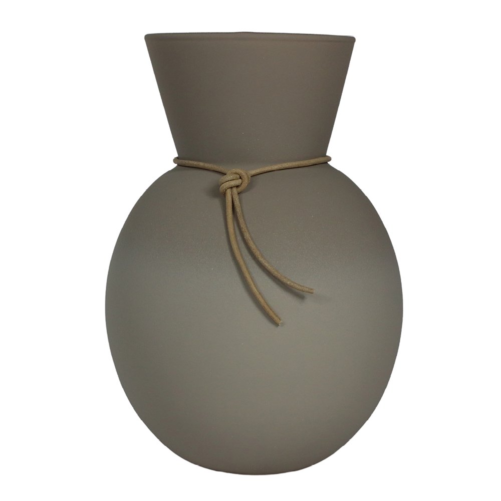 Nybro Crystal Happy Maljakko 25 cm Cappuccino