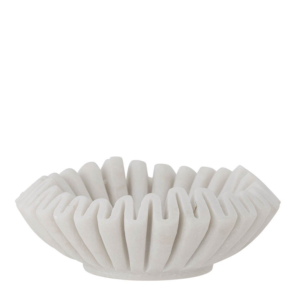 Bloomingville  Harmonia Kulho 17,5 cm White Marble
