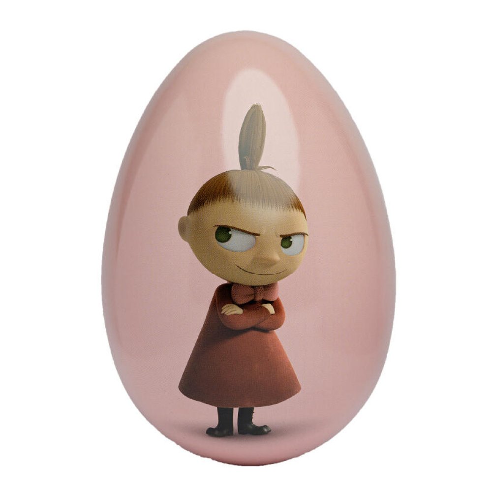 Moomin  Metallinen Pääsiäismuna Pikku Myy 15 cm Vaaleanpunainen