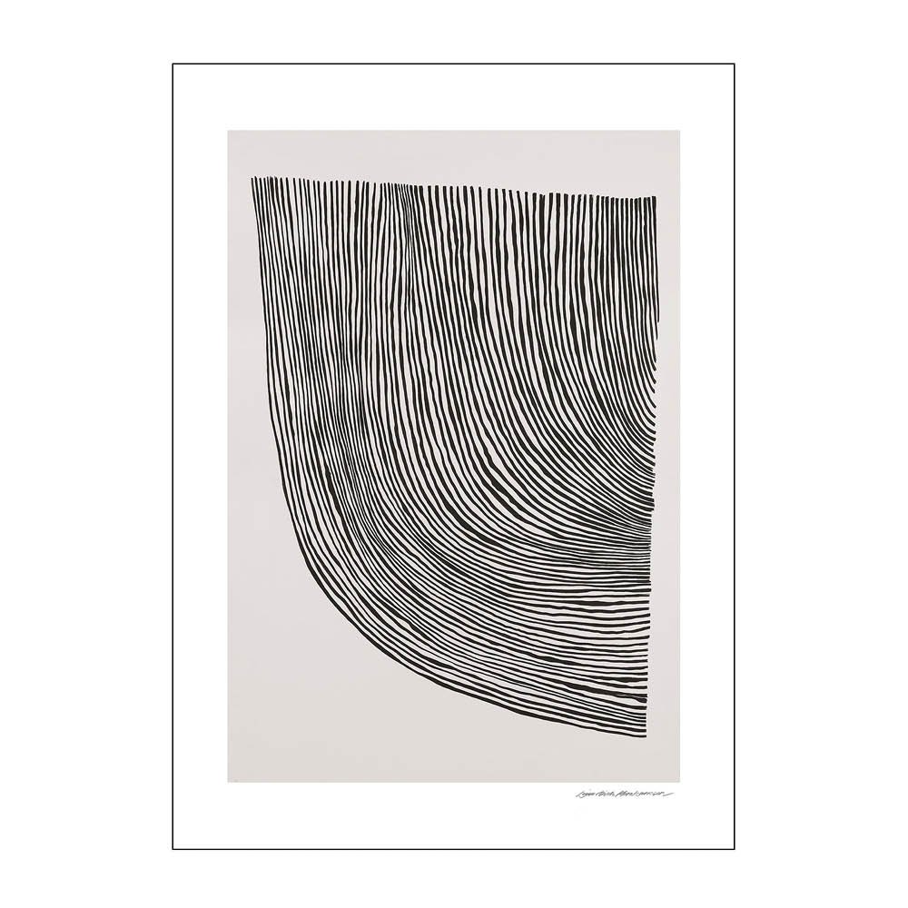 Poster & Frame  The Poster Club x Leise Dich Abrahamsen Juliste 30x40 cm Curves black