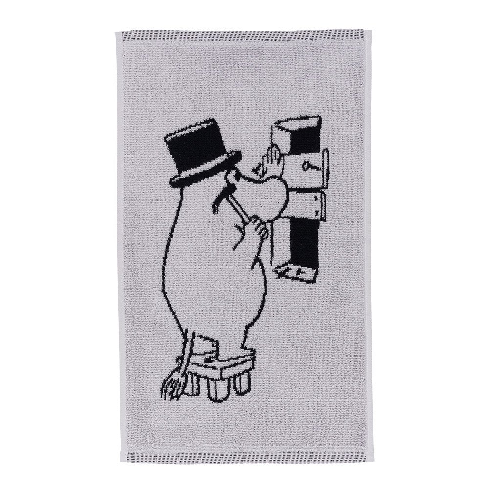 Moomin Arabia  Muumi Käsipyyhe Muumipappa 30x50 cm Harmaa
