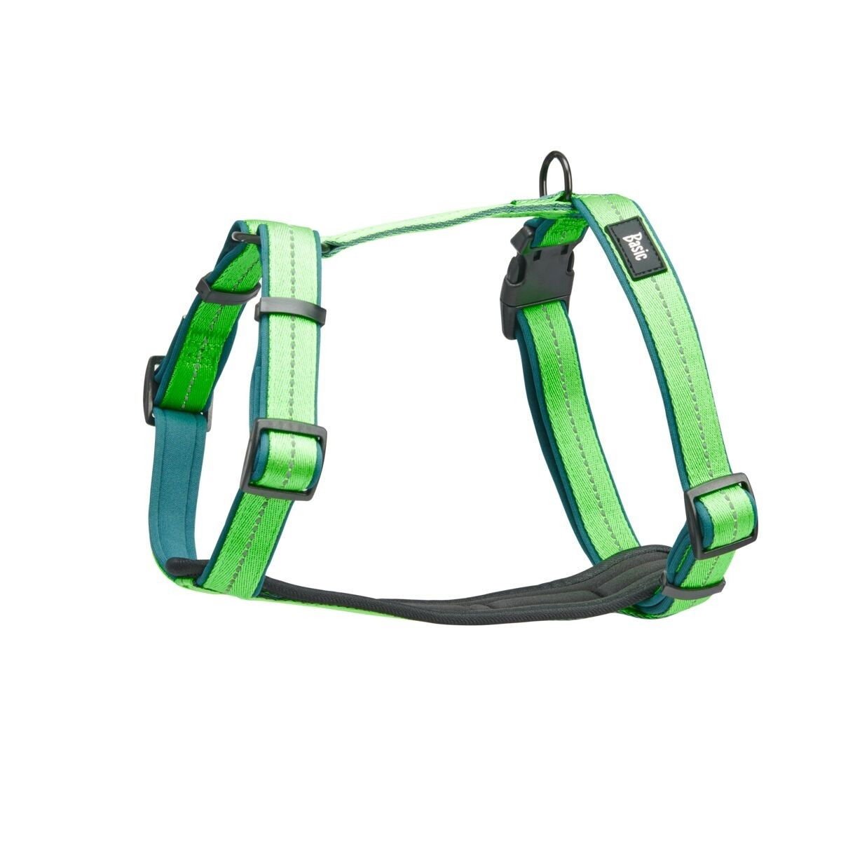 Pehmustetut valjaat Basic Fresh, vihreä