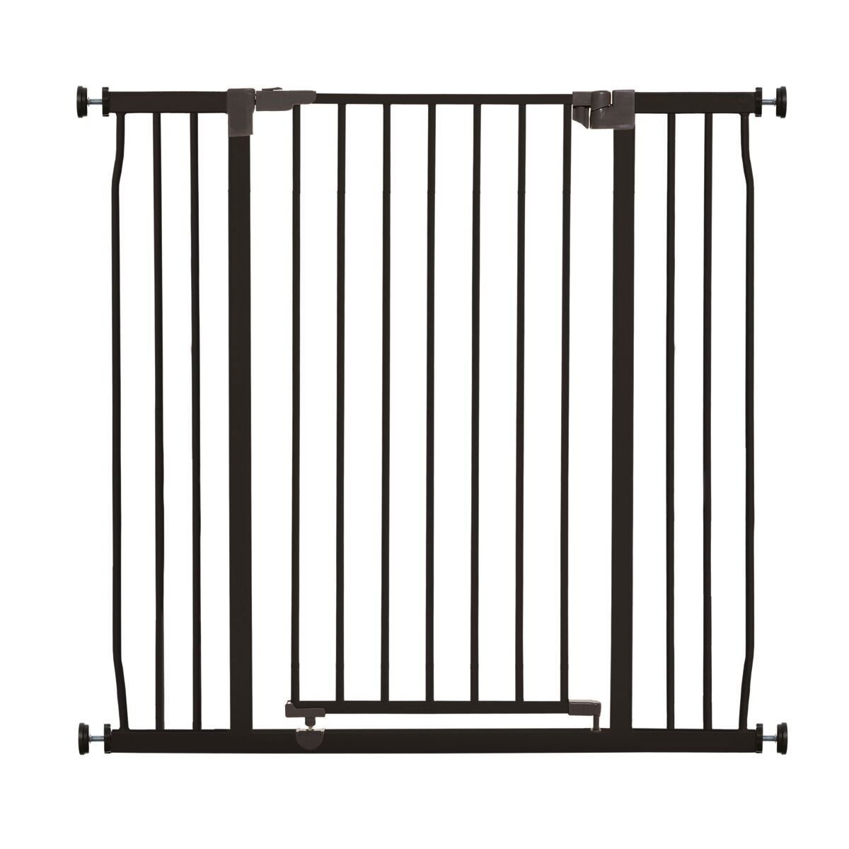 Koiraportti Basic Sturdy säädettävä, leveä & korkea musta 93 x 99-105,5 cm