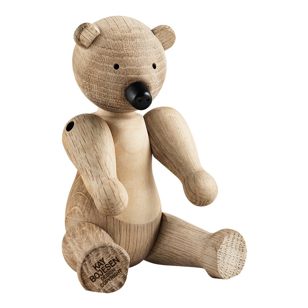 Kay Bojesen Denmark  Puinen Karhu 15 cm Tammi/Vaahtera
