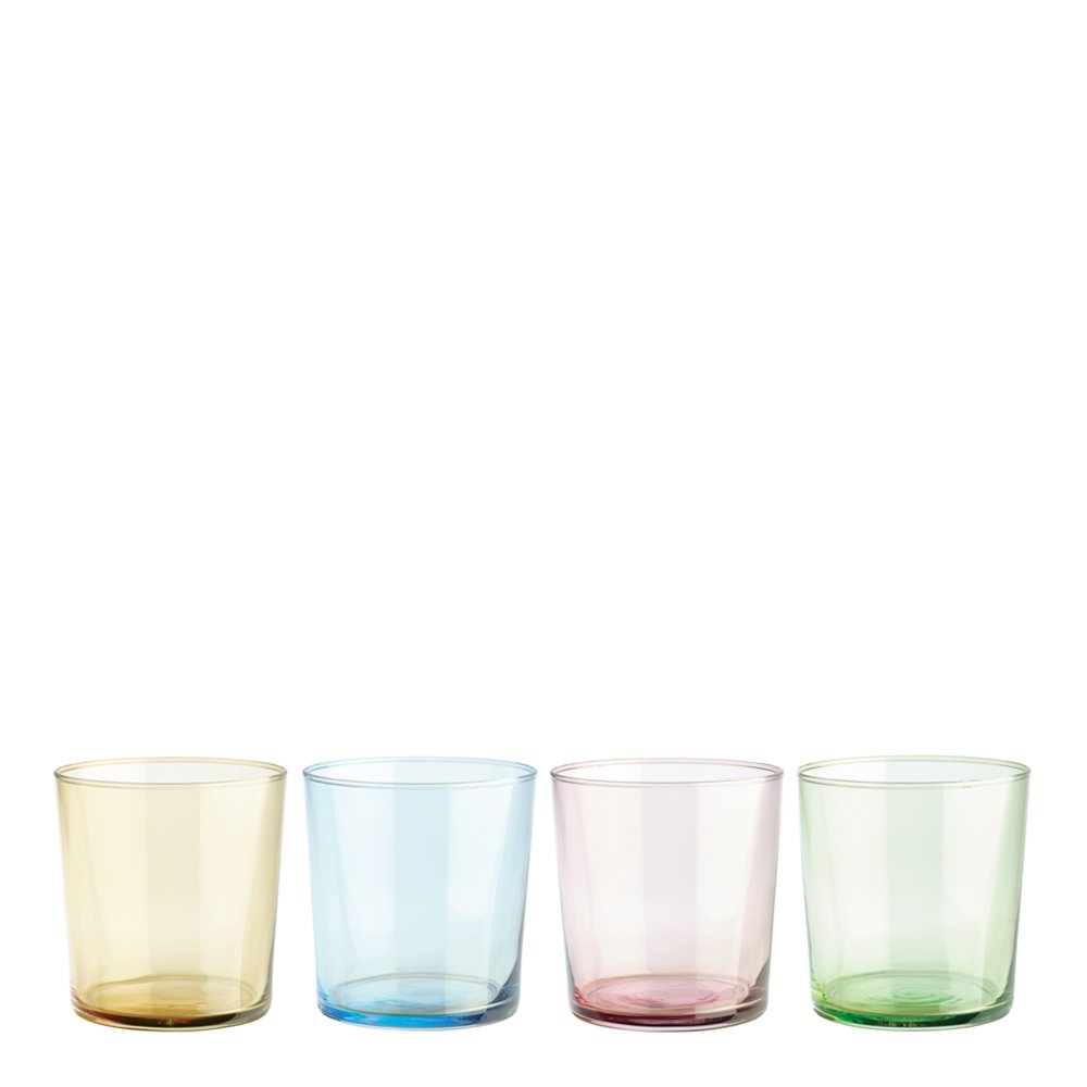 Aida  Cafe Juomalasi 34,5 cl 4 kpl Monivärinen