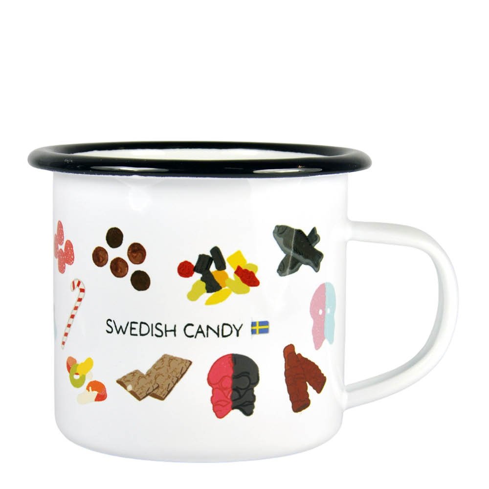 Mellow Design  Emalimuki Swedish Candy 35 cl Valkoinen