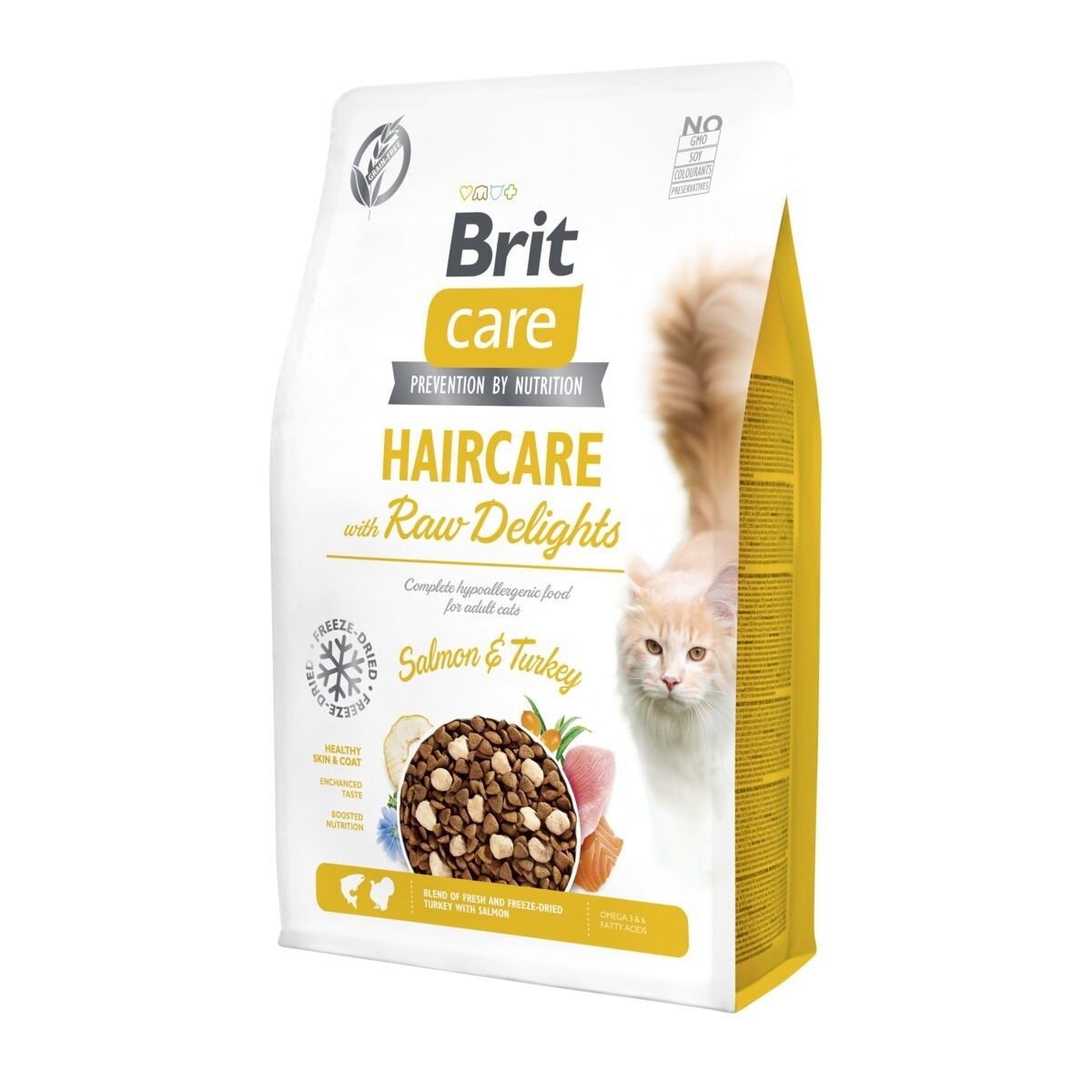 Brit Care Cat Haircare with Raw Delights 2kg