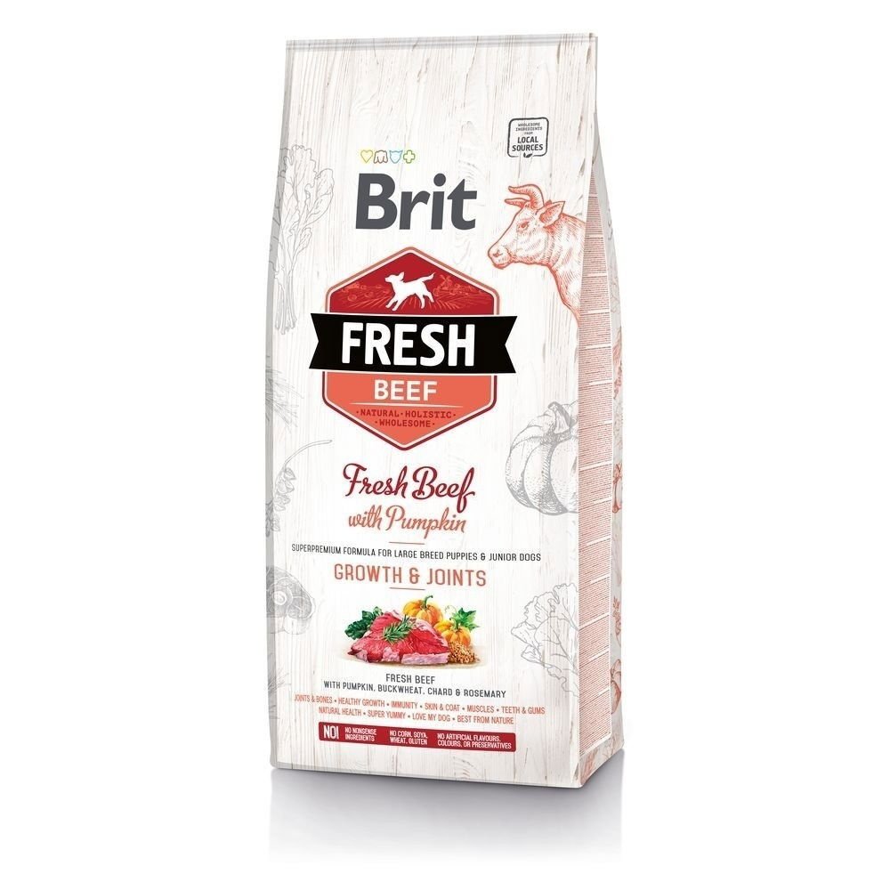 Brit Fresh Beef&Pumpkin PuppyLarge