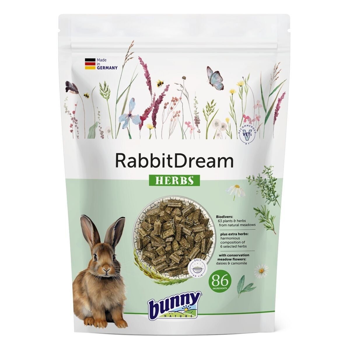Pelletti kanille Bunny RabbitDream Herbs