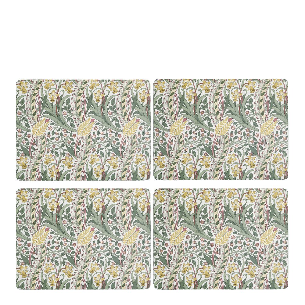 Pimpernel  Morris & Co Pöytätabletti Daffodil 30x40 cm 4 kpl