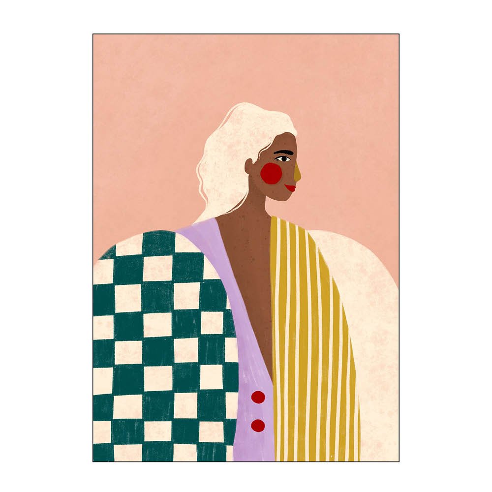 Poster & Frame  Bea Muller Juliste 30x40 cm Funky blouse