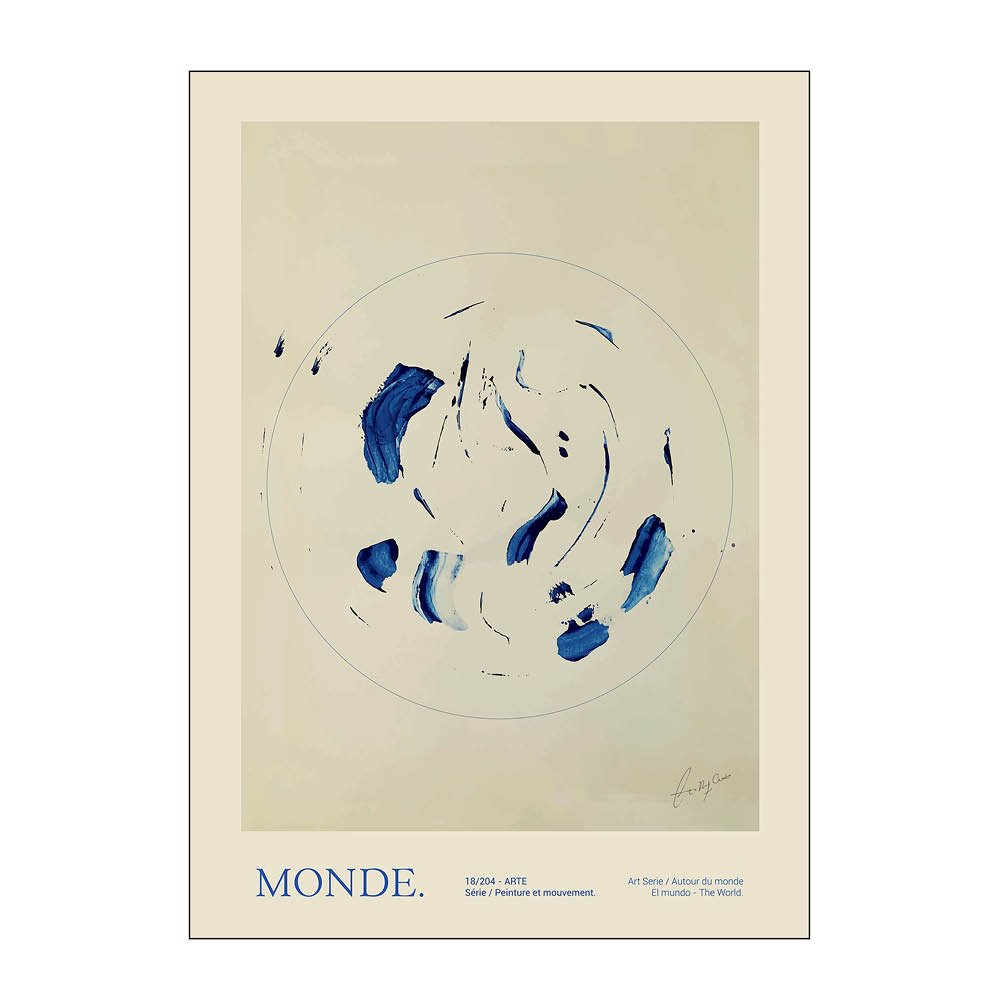 Poster & Frame  The Poster Club x Lucrecia Rey Caro Juliste 30x40 cm Le monde