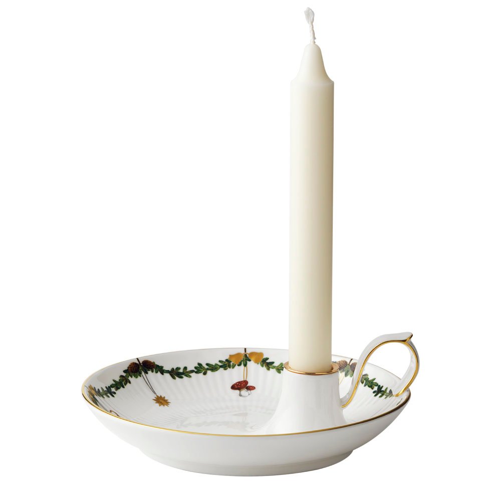 Royal Copenhagen Star Fluted Christmas Kynttilänjalka