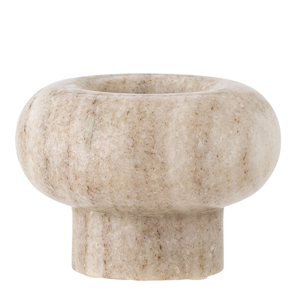 Bloomingville  Isabea Kynttilälyhty 7,5x10 cm Nature Marble