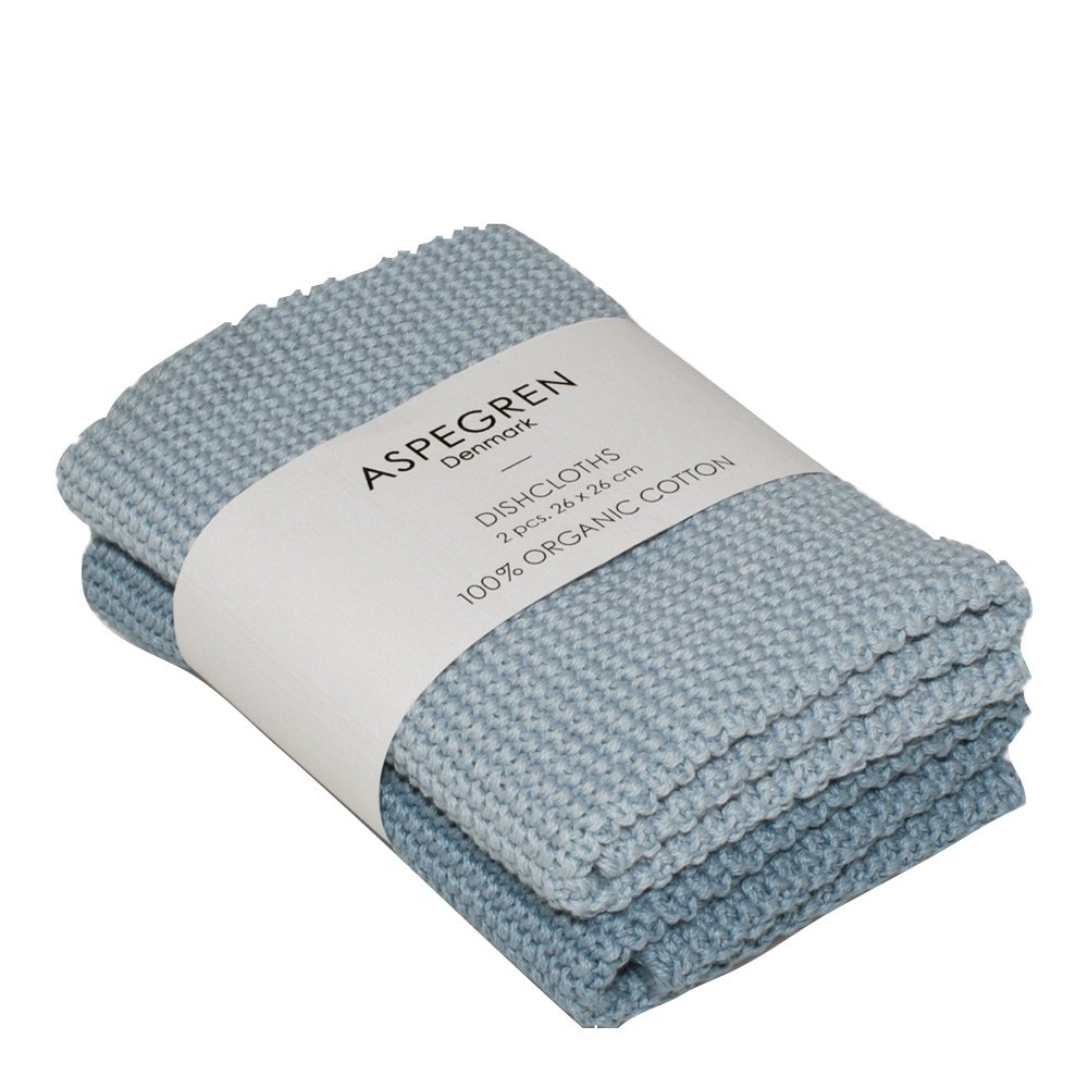 Aspegren  Solid Neulottu tiskirätti 26x26 cm 2 kpl