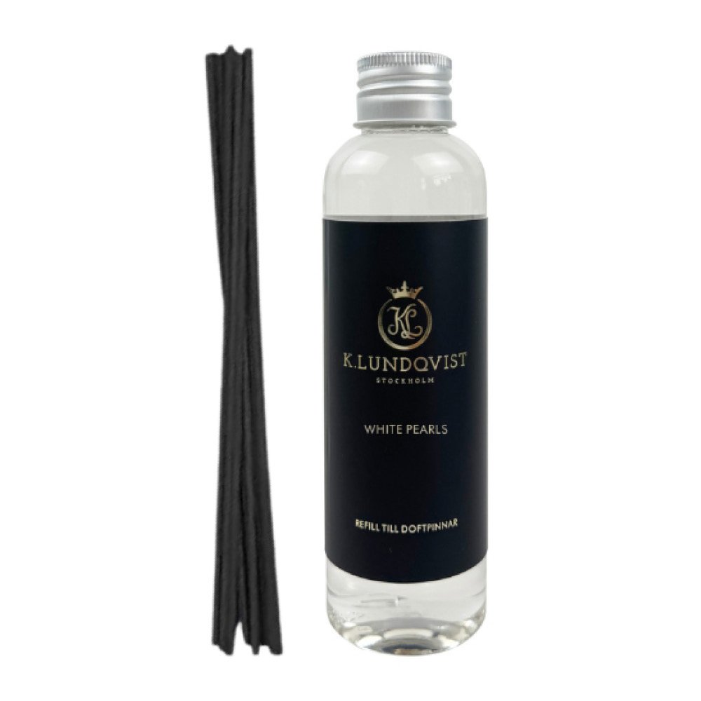 K. Lundqvist Stockholm  Tuoksutikut Täyttöpakkaus White Pearls 150 ml